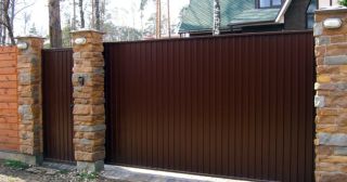 Купить откатные ворота консольные Лесосибирск, цена от 2806 руб.